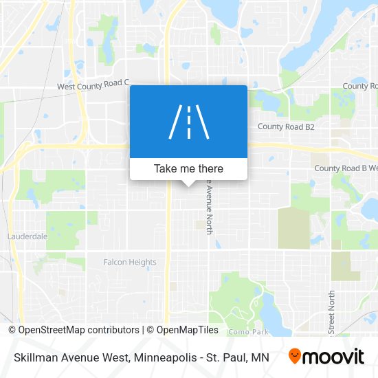 Skillman Avenue West map