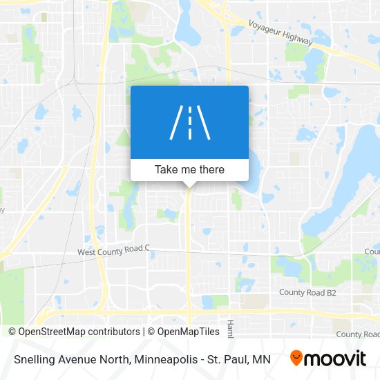 Snelling Avenue North map