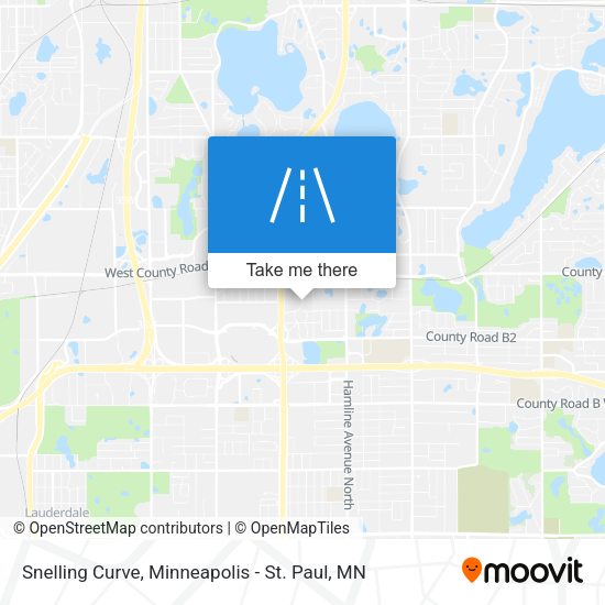 Snelling Curve map