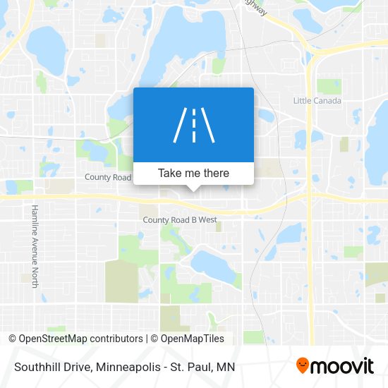 Mapa de Southhill Drive