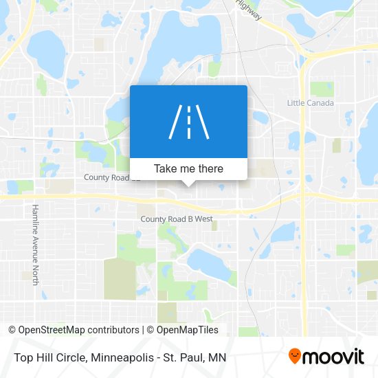 Mapa de Top Hill Circle
