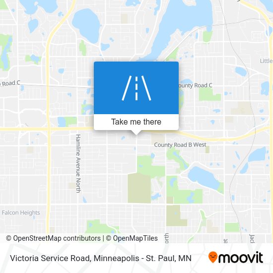 Victoria Service Road map