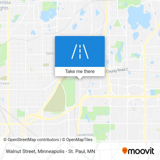 Mapa de Walnut Street