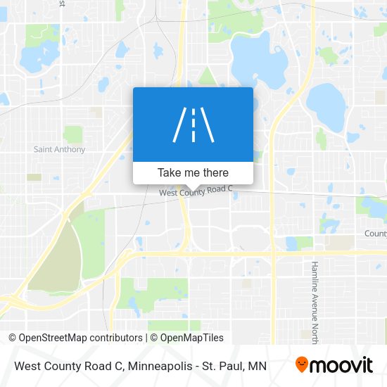 West County Road C map