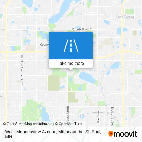 Mapa de West Moundsview Avenue