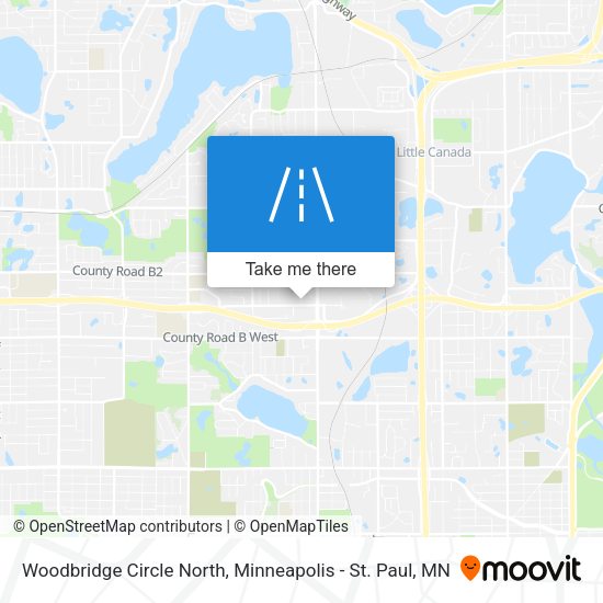 Mapa de Woodbridge Circle North