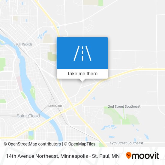 Mapa de 14th Avenue Northeast