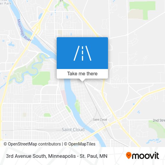 3rd Avenue South map