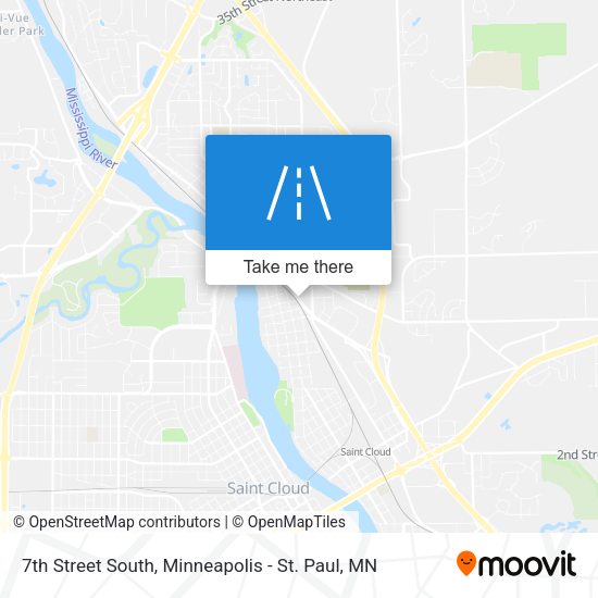 7th Street South map