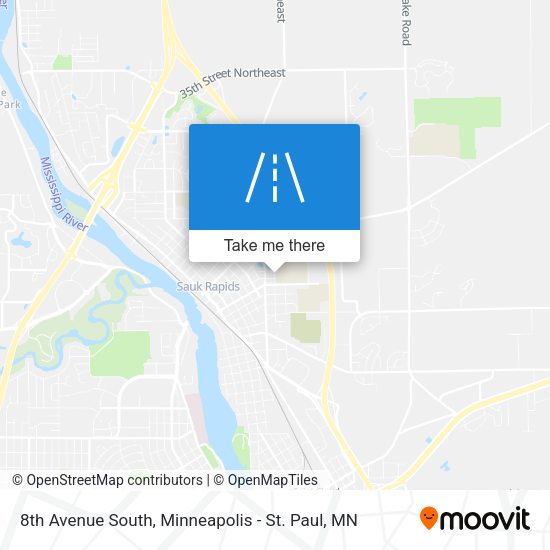8th Avenue South map
