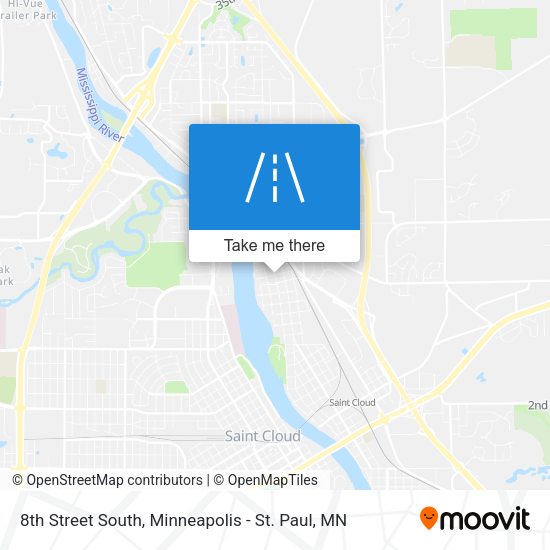 8th Street South map