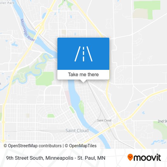 9th Street South map