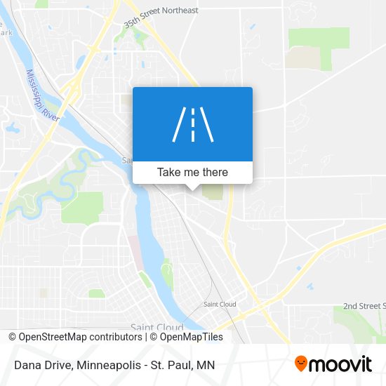 Dana Drive map