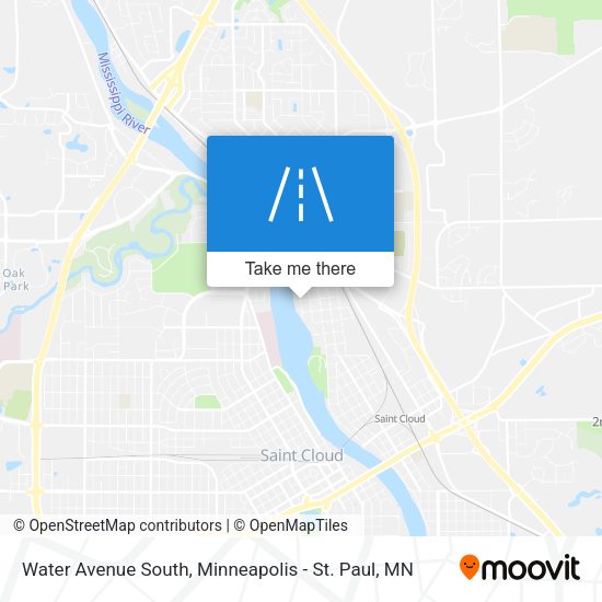Mapa de Water Avenue South