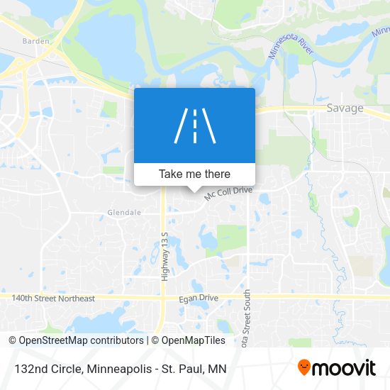 132nd Circle map