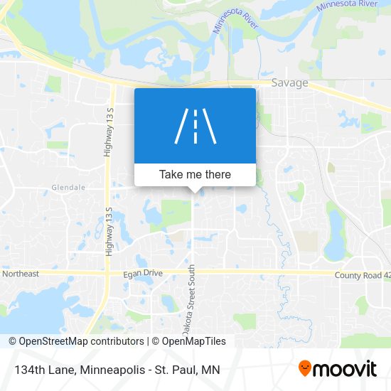 Mapa de 134th Lane