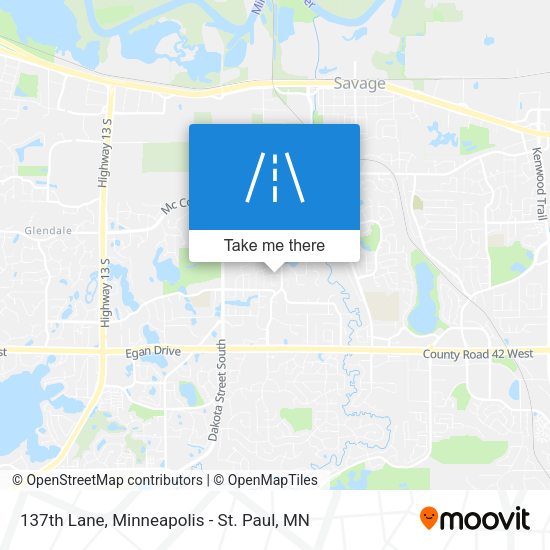 Mapa de 137th Lane