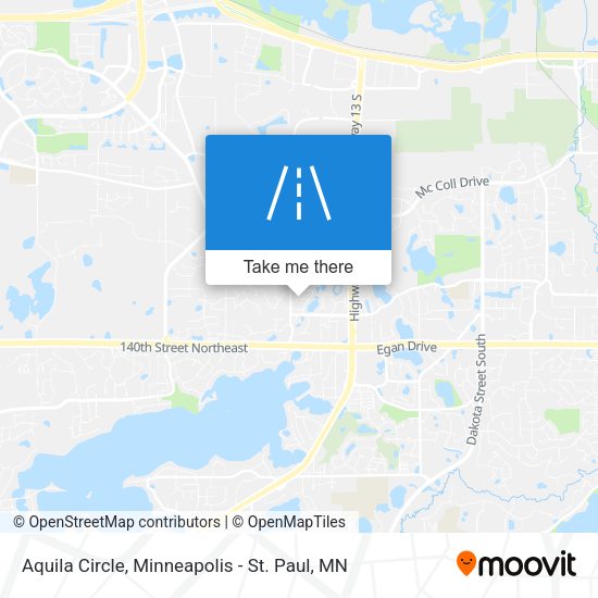 Aquila Circle map