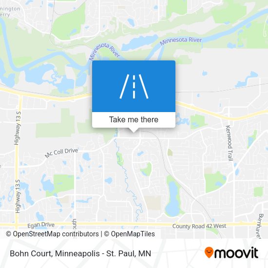 Bohn Court map