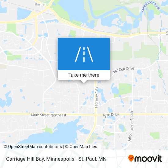 Carriage Hill Bay map