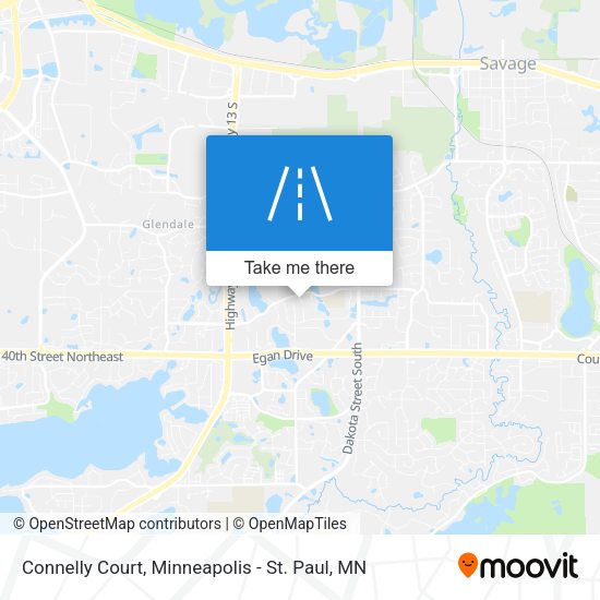 Connelly Court map