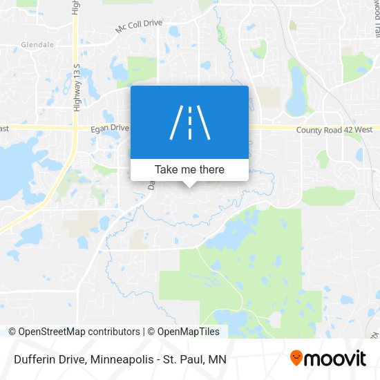 Dufferin Drive map