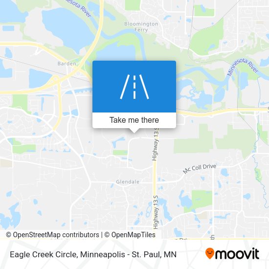 Mapa de Eagle Creek Circle