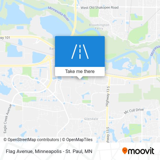 Mapa de Flag Avenue