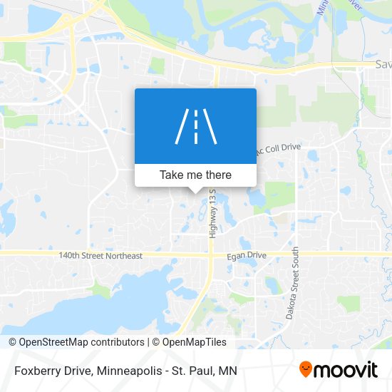 Foxberry Drive map