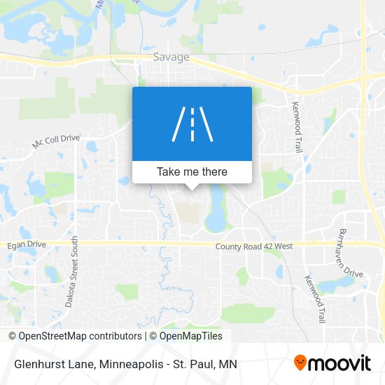 Glenhurst Lane map