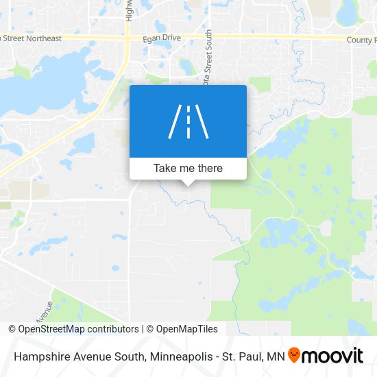 Hampshire Avenue South map