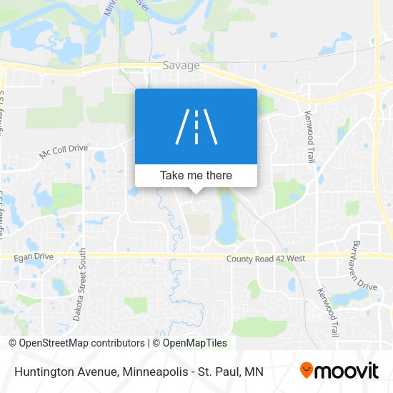 Mapa de Huntington Avenue