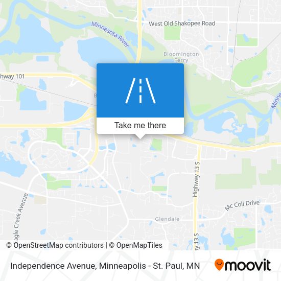 Independence Avenue map
