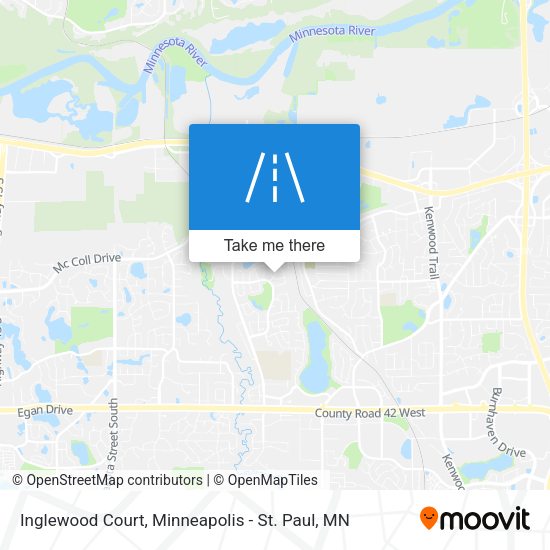 Mapa de Inglewood Court