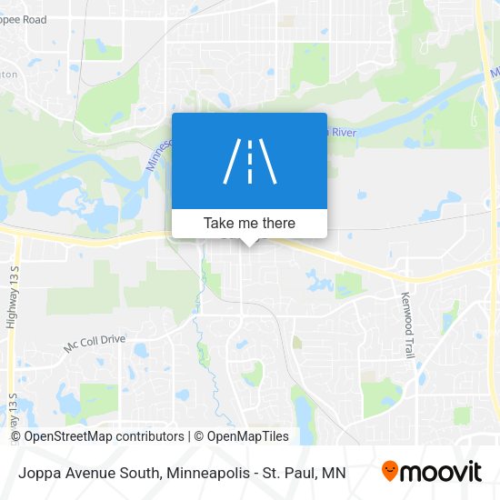Mapa de Joppa Avenue South