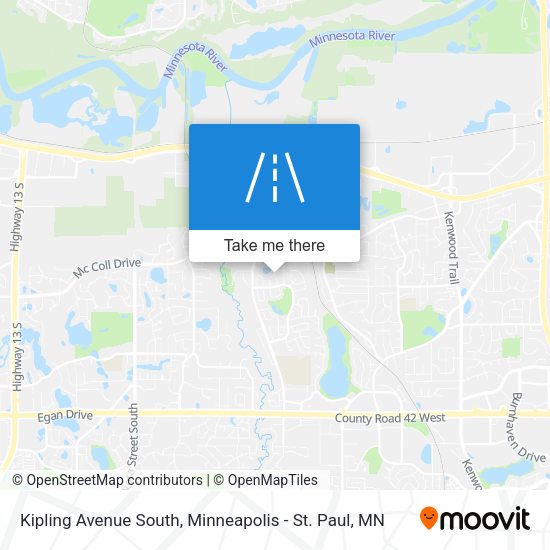 Mapa de Kipling Avenue South
