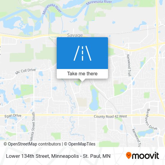 Lower 134th Street map