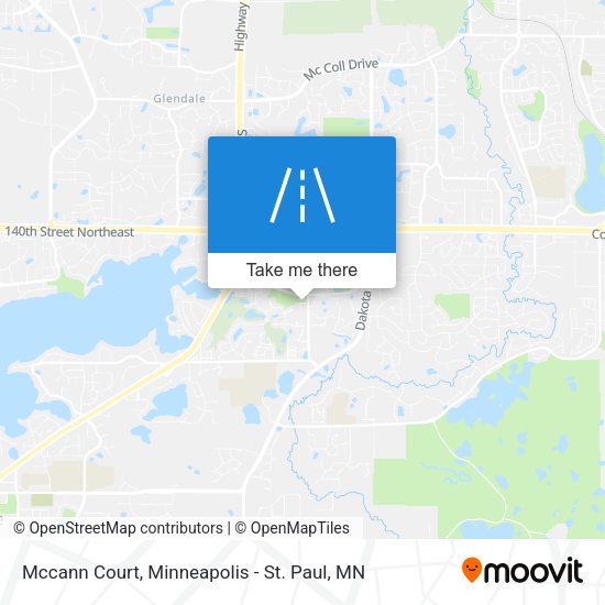 Mccann Court map