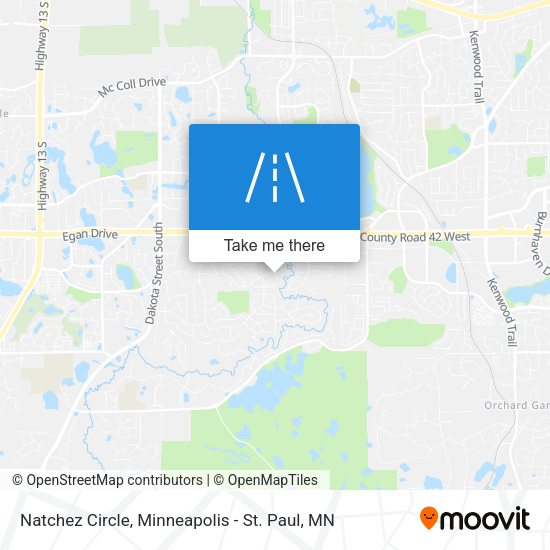 Natchez Circle map