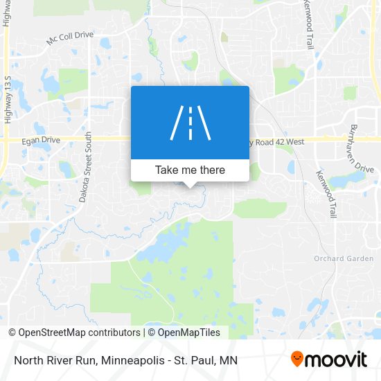 Mapa de North River Run