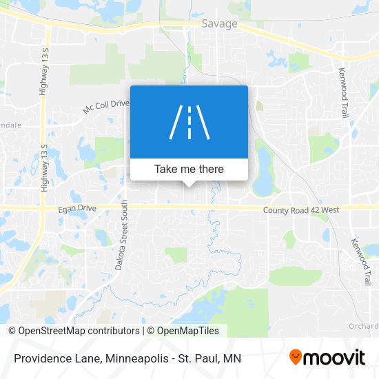 Providence Lane map