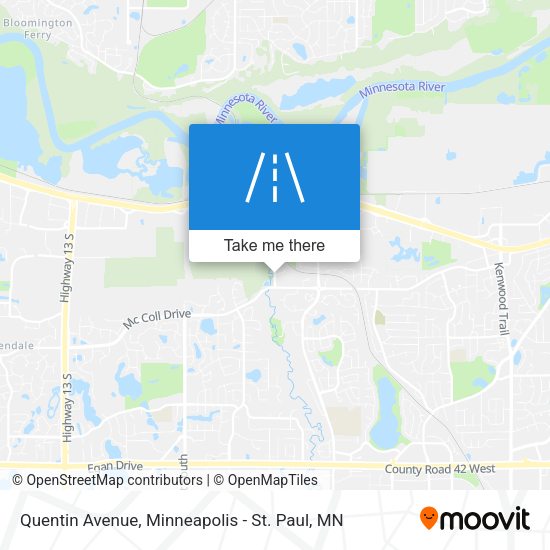 Quentin Avenue map