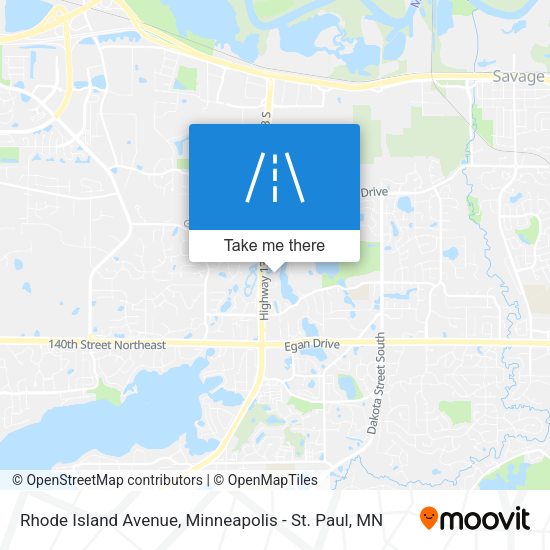 Rhode Island Avenue map