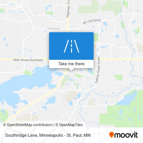 Southridge Lane map