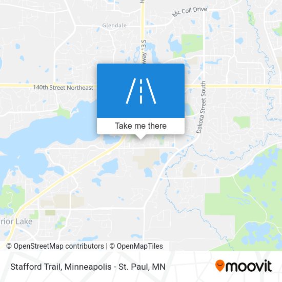 Stafford Trail map
