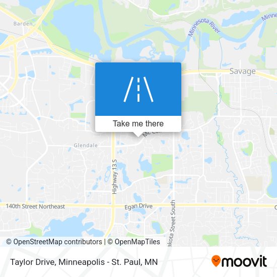 Mapa de Taylor Drive