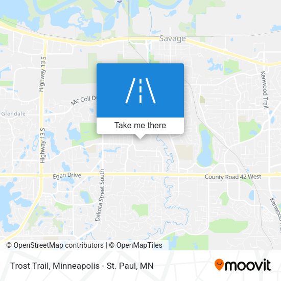 Trost Trail map