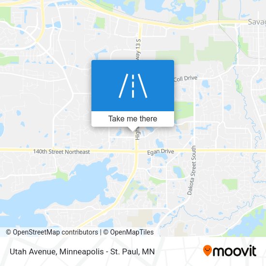 Utah Avenue map