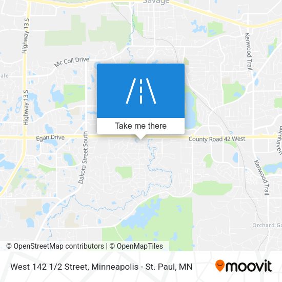 Mapa de West 142 1/2 Street