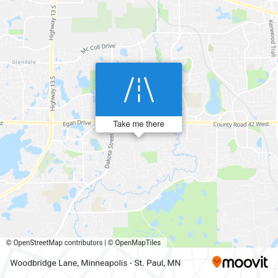 Mapa de Woodbridge Lane
